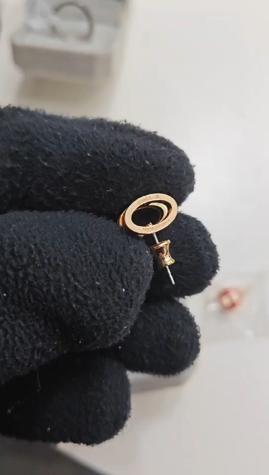 Hermes Pop H Earrings Replica, Enamel, Five Color