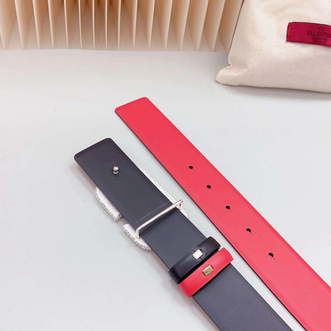 Valentino Leather Belts 1:1 Mirror Version
