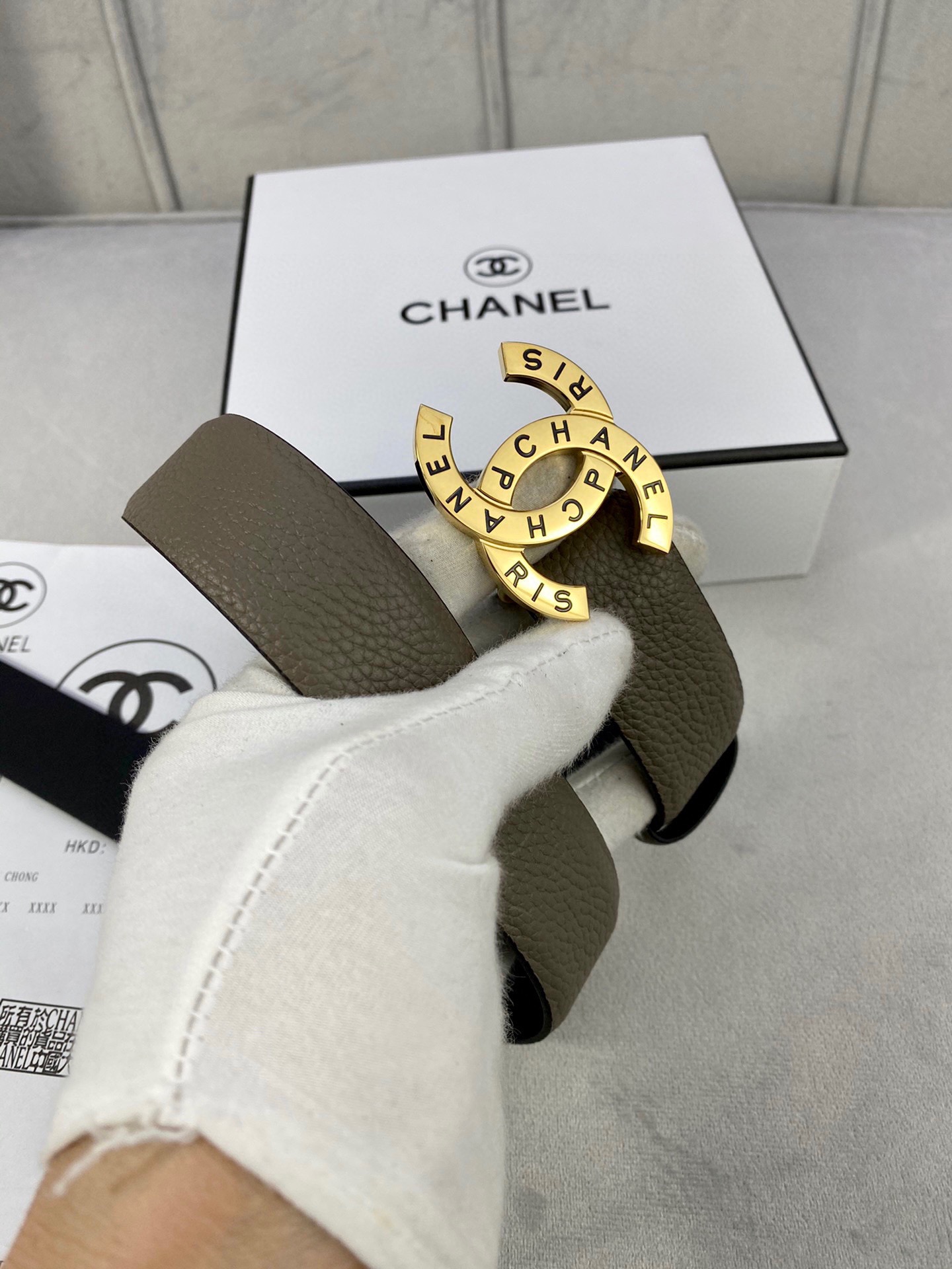 Chanel Leather Belts 1:1 Mirror Version