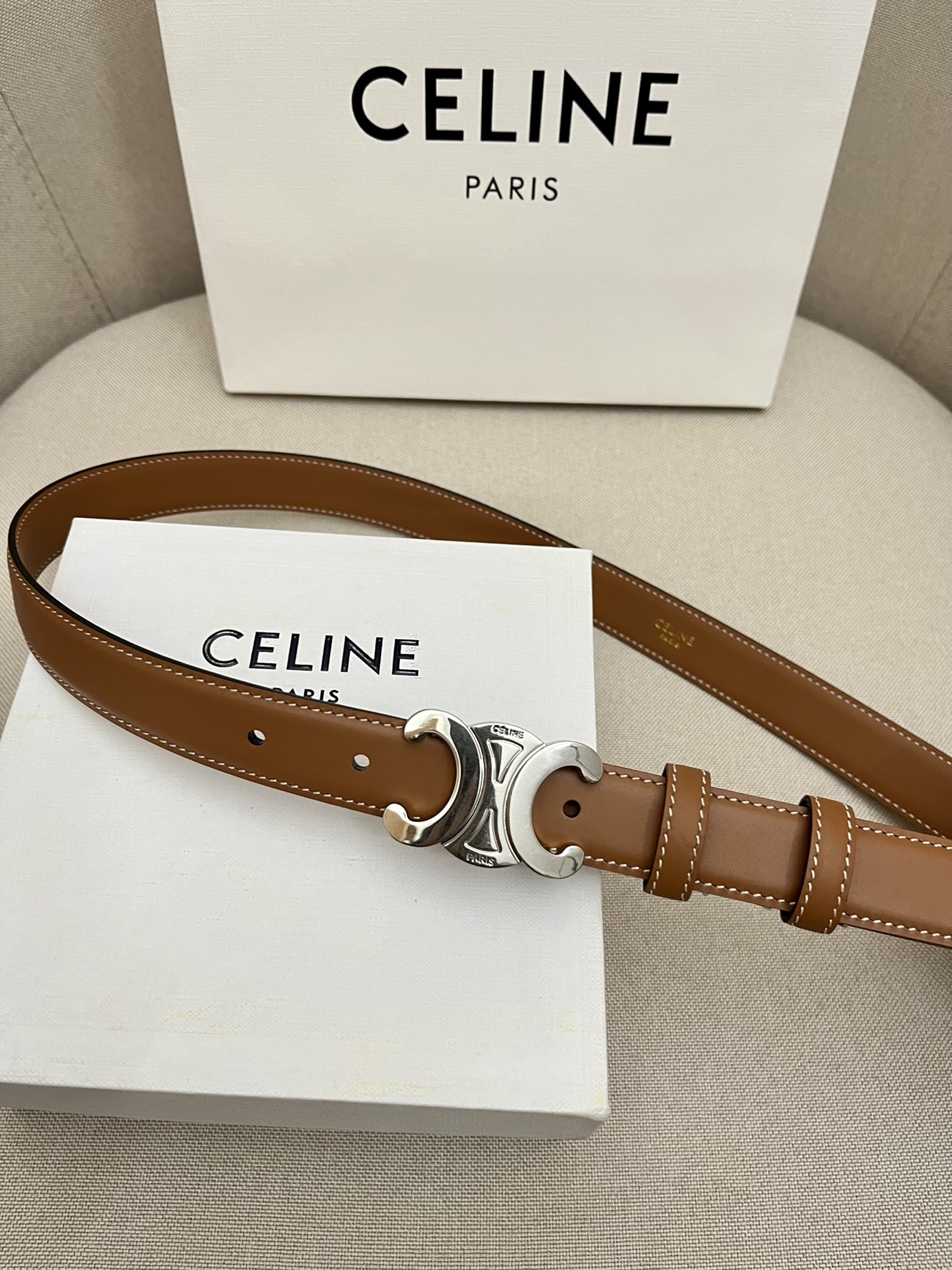 Celine Leather Belts 1:1 Mirror Version