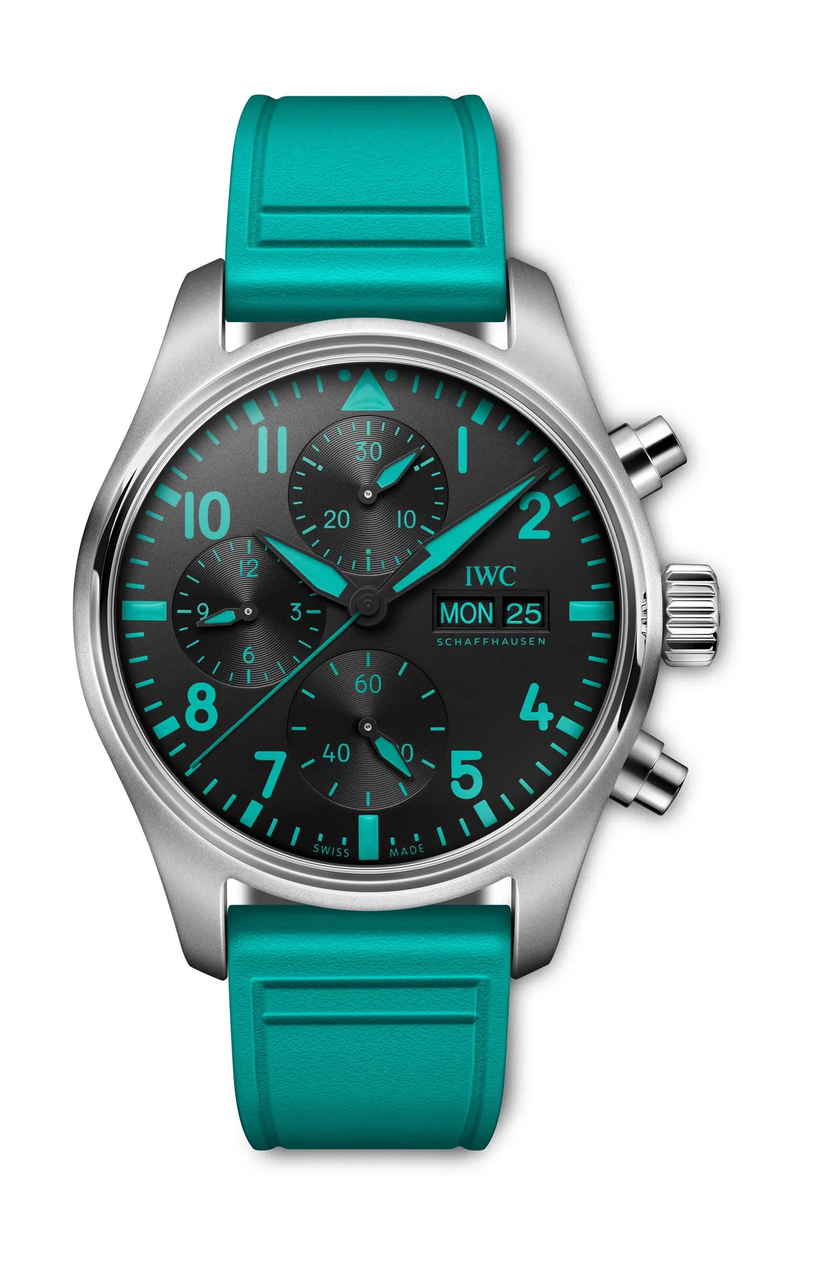 Schaffhausen Pilots watch chronograph 41 edition mercedes amg petronas formula one team iw388108