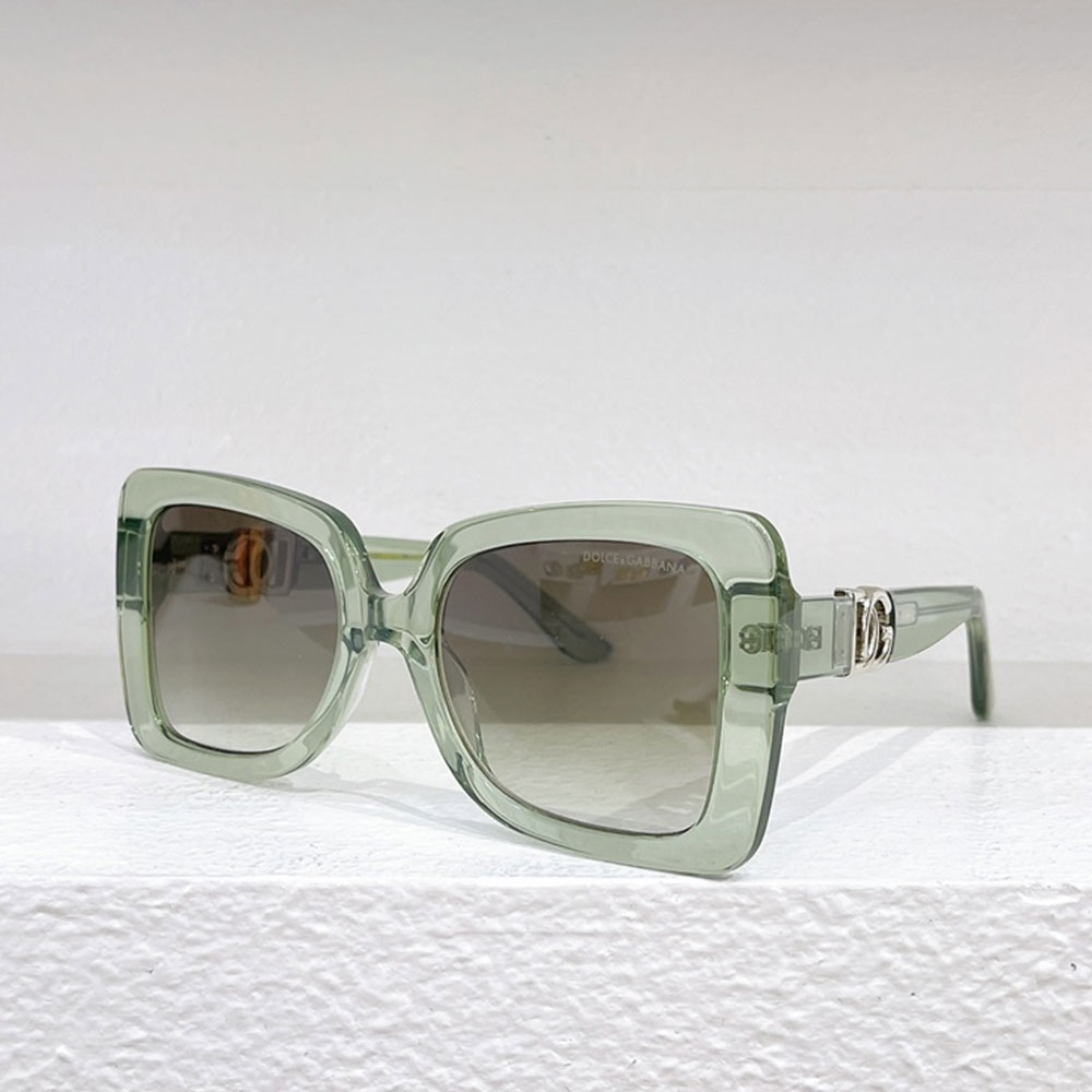 DOLCE & GABBAN DG  Plate frame. Hollow Mirror leg Logo Sunglasses Top quality （Replica）