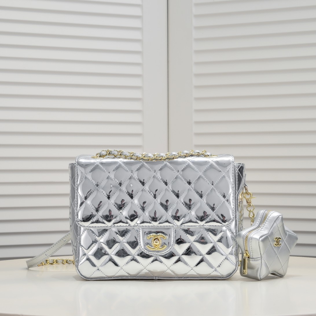 Chanel 24C Pentagram Backpack Shoulder Bag Handbag