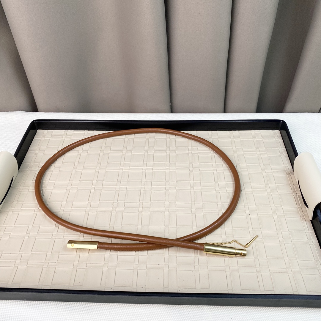 YSL Saint Laurent Leather Belts 1:1 Mirror Version