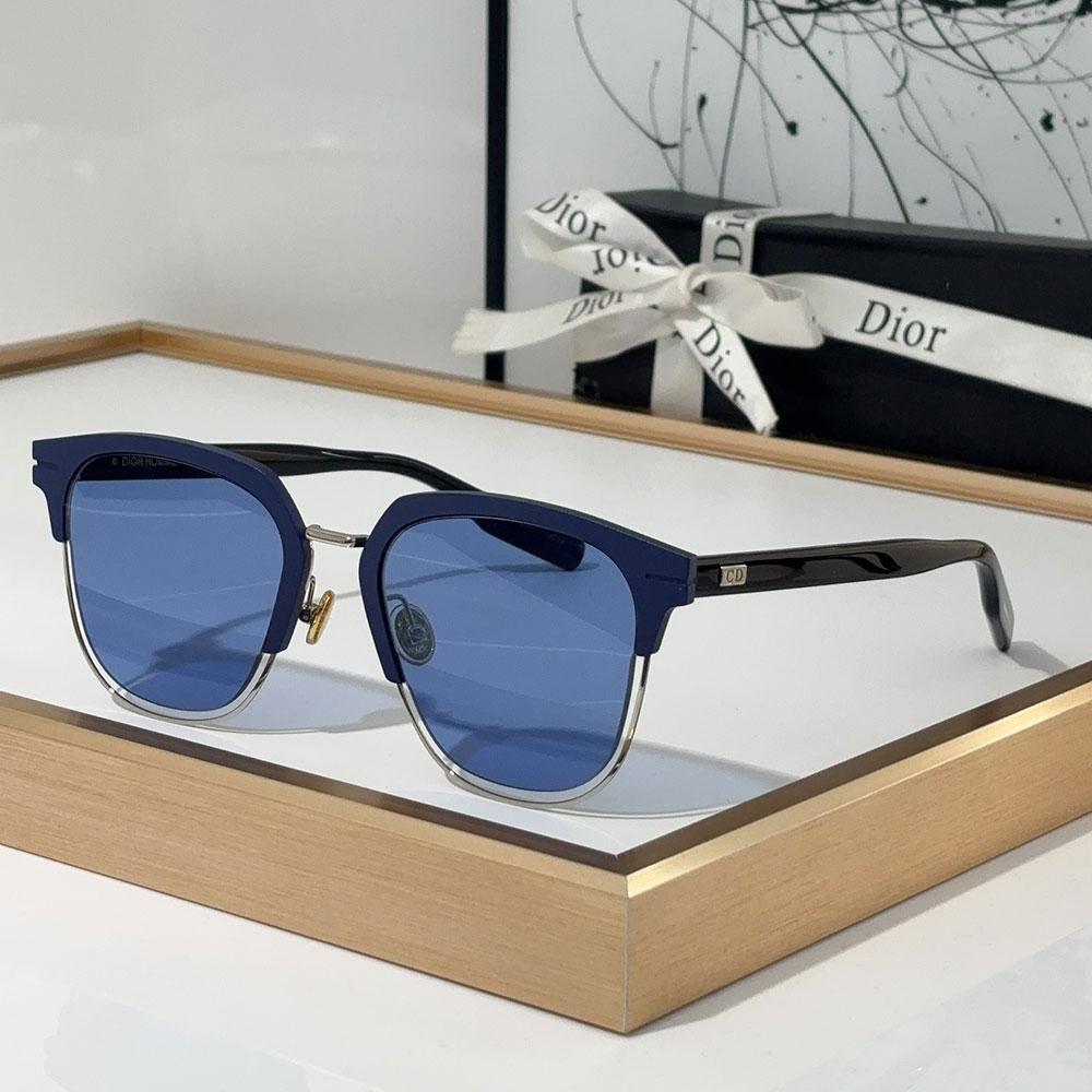 Dior  Plate Frame Elegant And Beautiful  sunglasses Top quality (Replica）