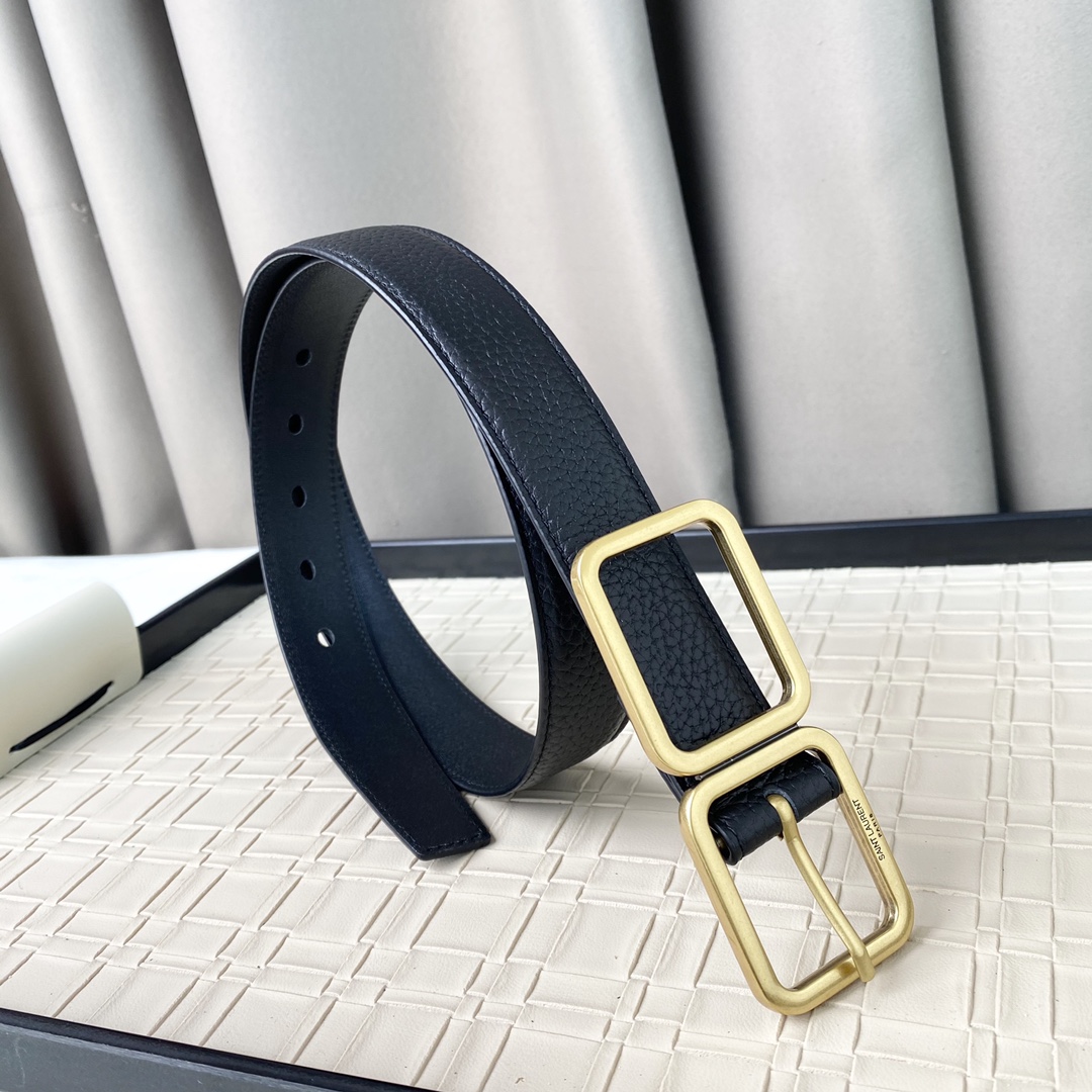 YSL Saint Laurent Leather Belts 1:1 Mirror Version
