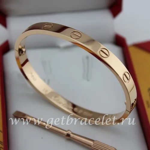 Copy Cartier Love Bracelet For Men and Women Pink Gold B6035616 (New Version - Prevent Screws Fall Out)
