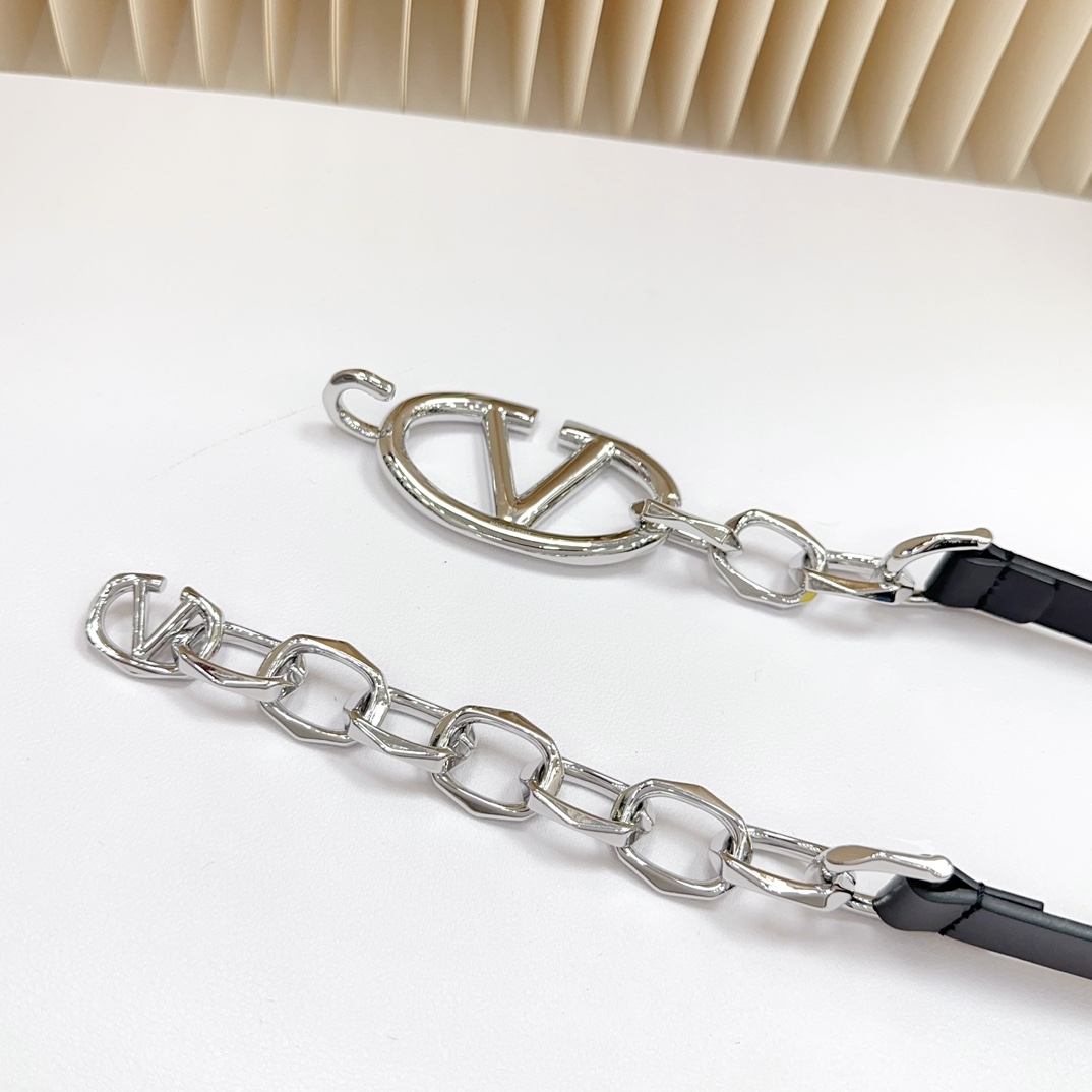 Valentino Leather Belts 1:1 Mirror Version