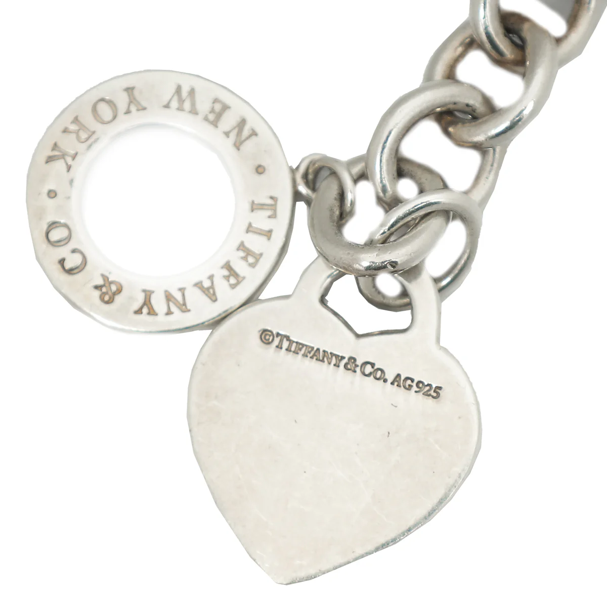 Tiffany & Co Sterling Silver Heart Tag Toggle Bracelet