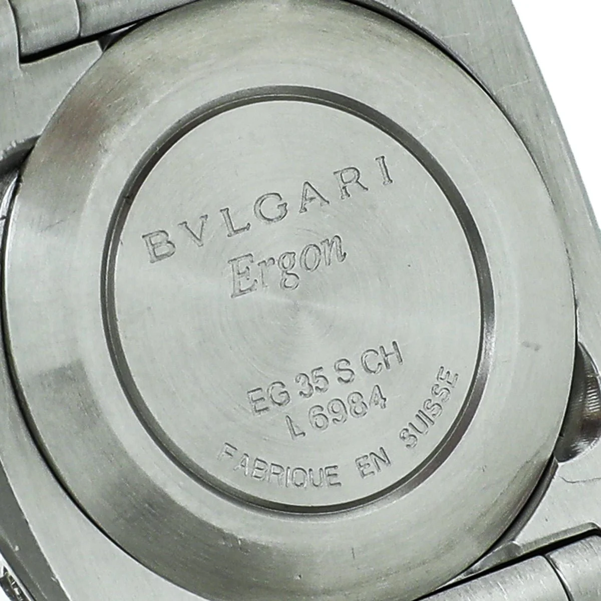Bvlgari Stainless Steel Chronograph Ergon Automatic 35mm Watch