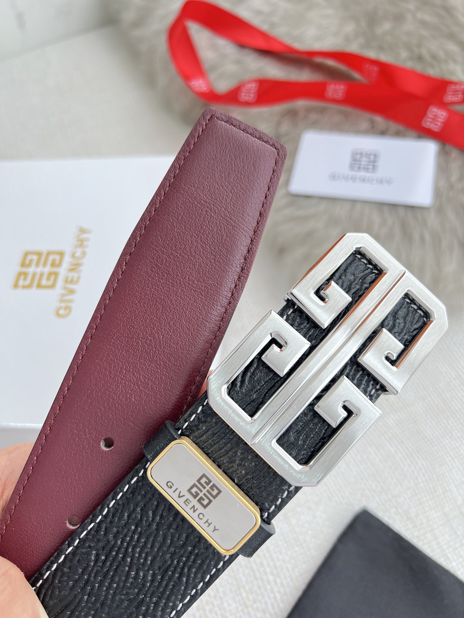 Givenchy Leather Belts 1:1 Mirror Version