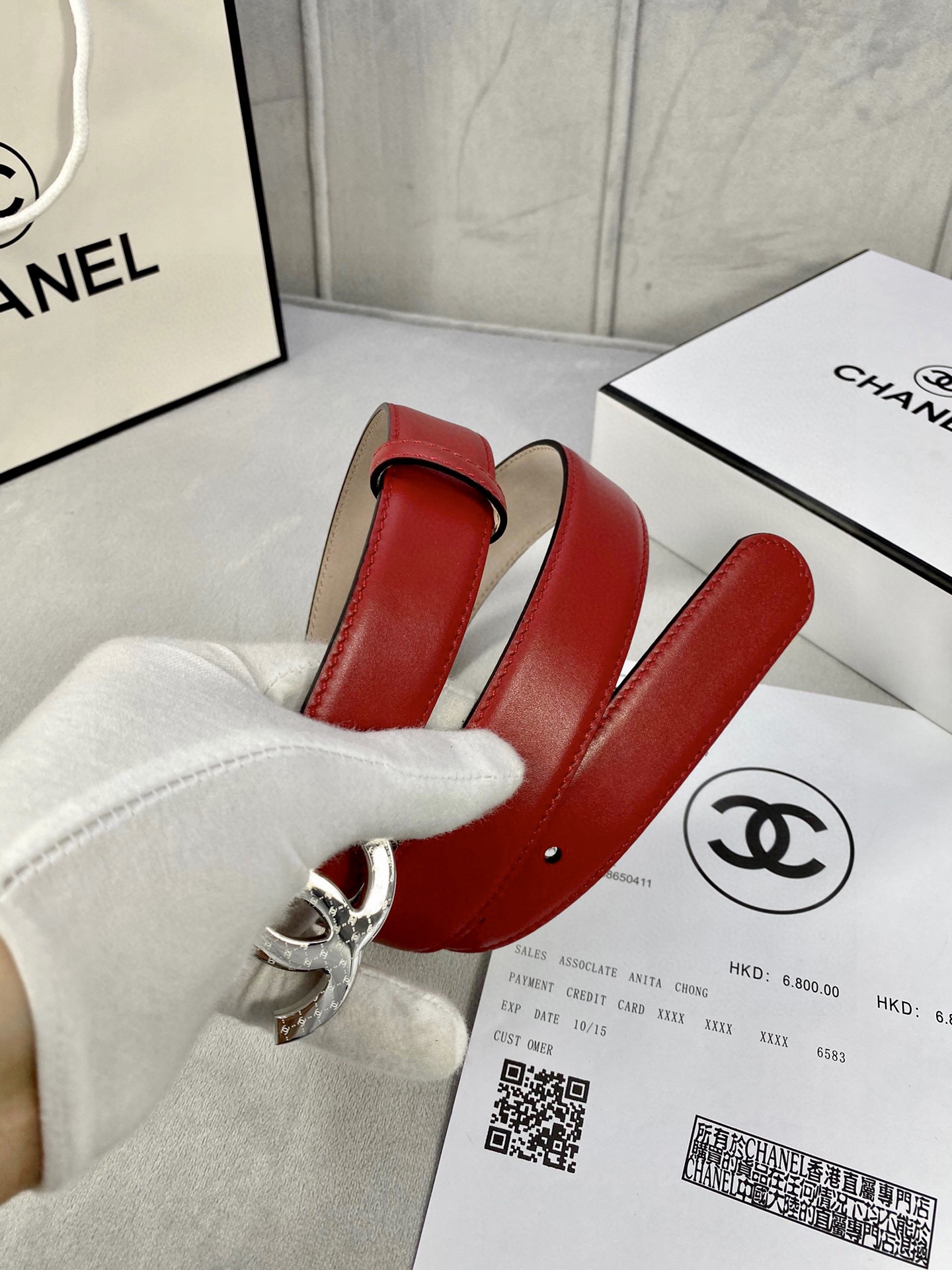 Chanel Leather Belts 1:1 Mirror Version