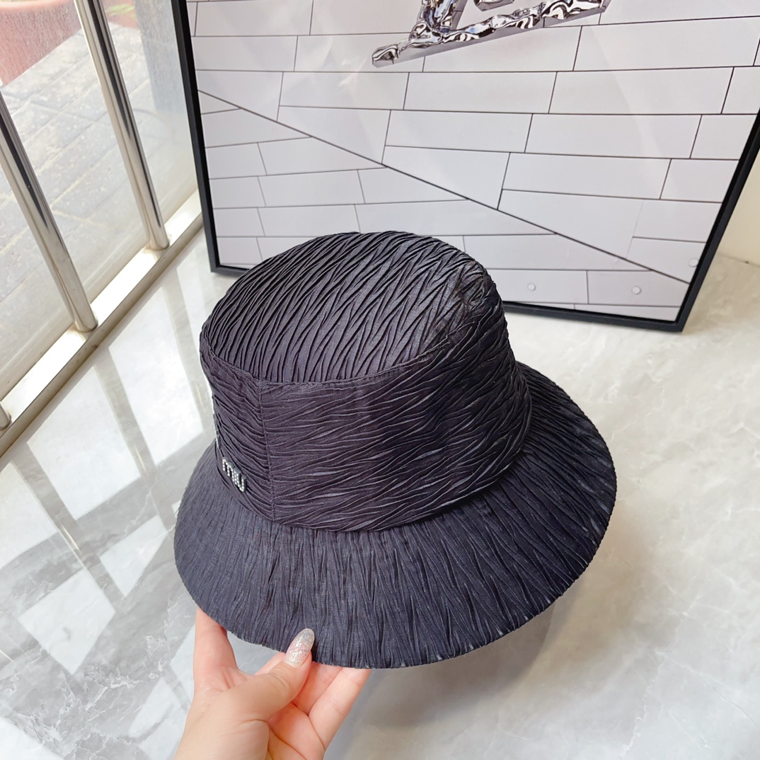 Miu Miu Textured Fisherman's Hat  Sunhat （Replica）