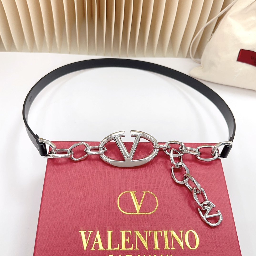 Valentino Leather Belts 1:1 Mirror Version