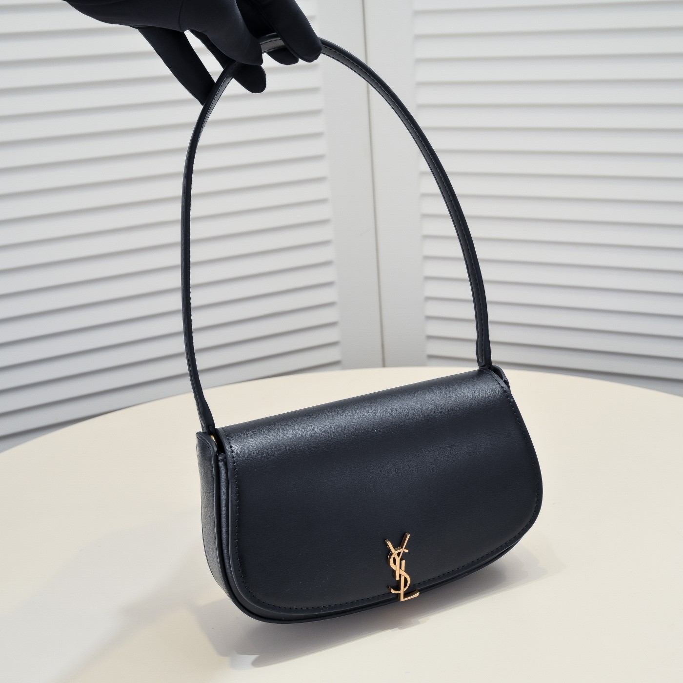 Saint Laurent YSL Volt Aire le Cassander Mini Hobo Shoulder Bag Handbag