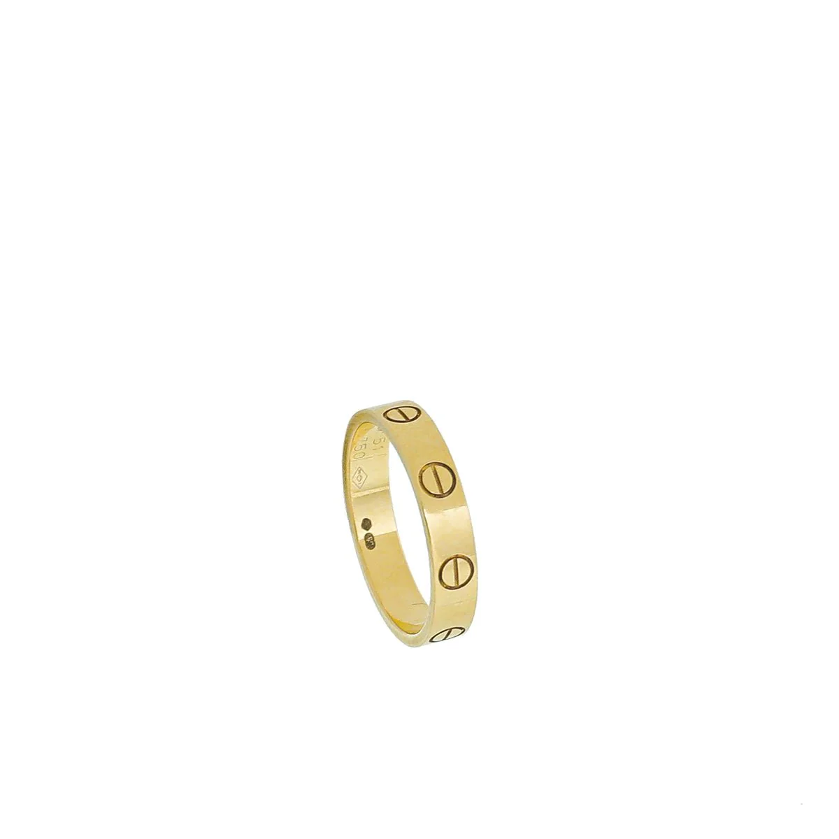 Cartier 18K Yellow Gold Love Wedding Band Ring 51