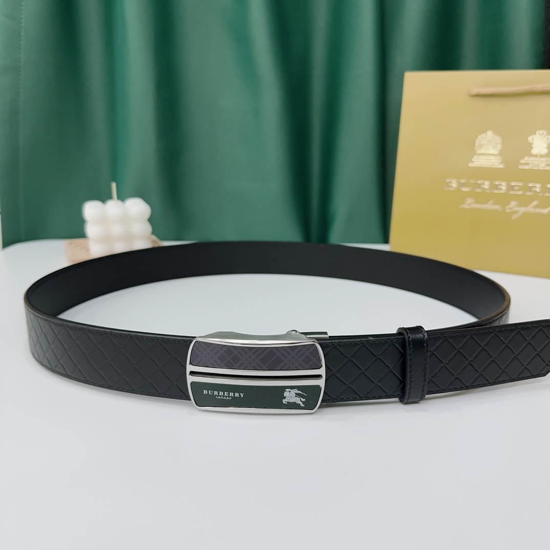 Burberry Leather Belts 1:1 Mirror Version