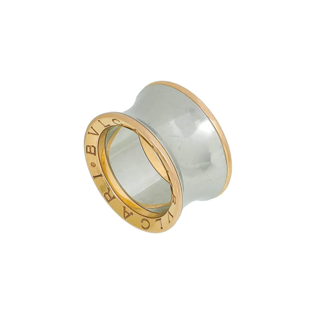 Bvlgari 18K Rose Gold and ST.ST Anish Kapoor Ring 51