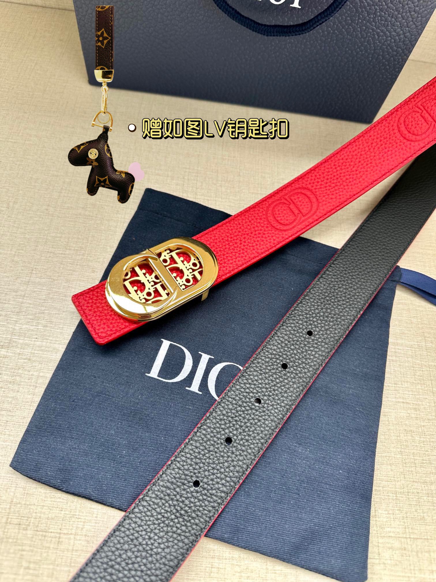 Dior Leather Belts 1:1 Mirror Version