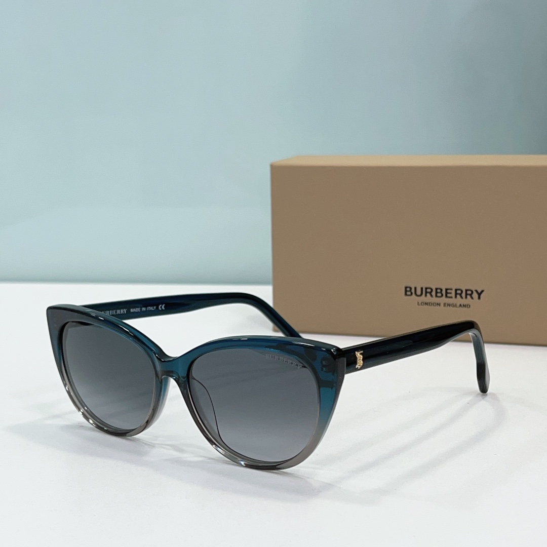 Burberry  Fashionable Cat-eye Sunglasses  Top quality （Replica）