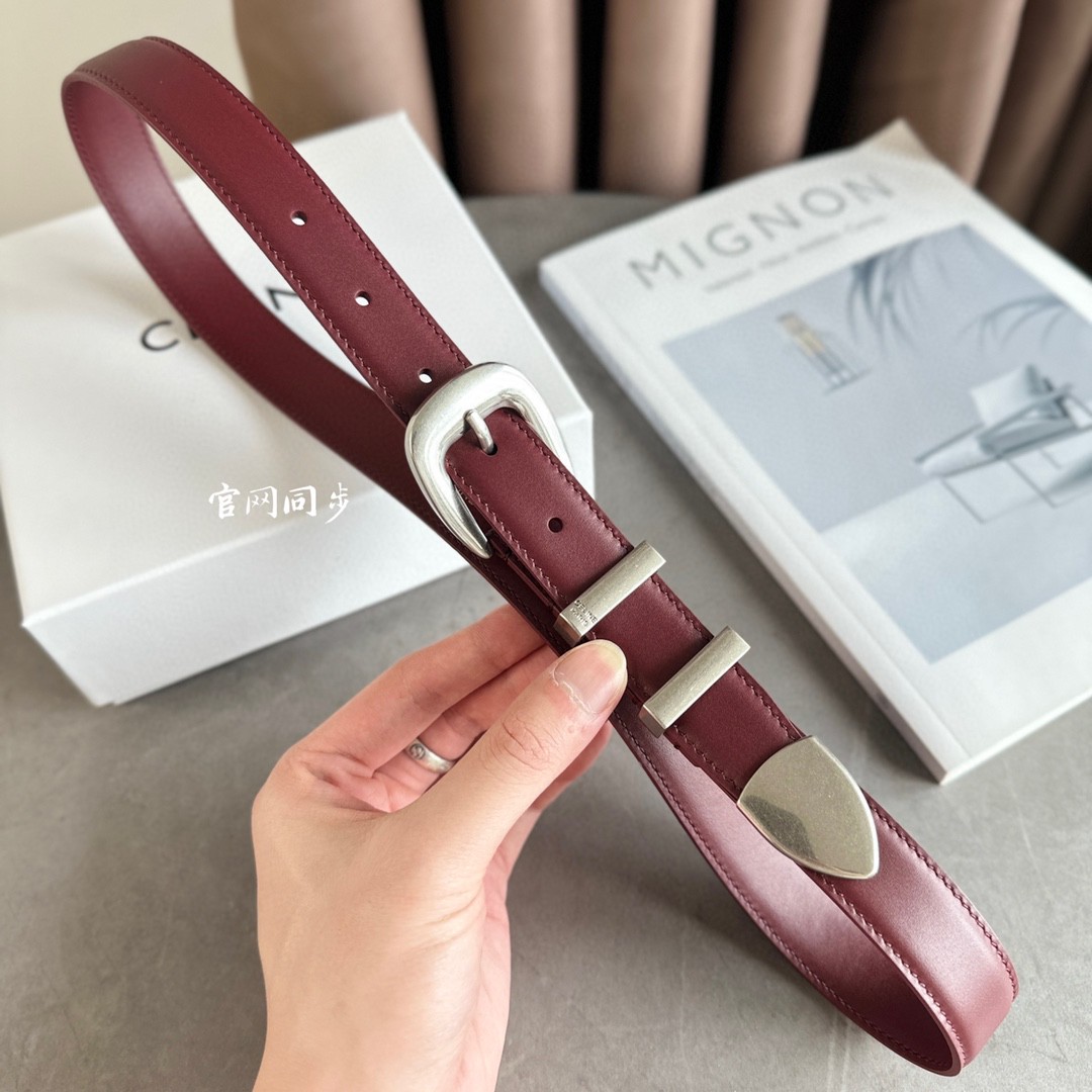 Celine Leather Belts 1:1 Mirror Version