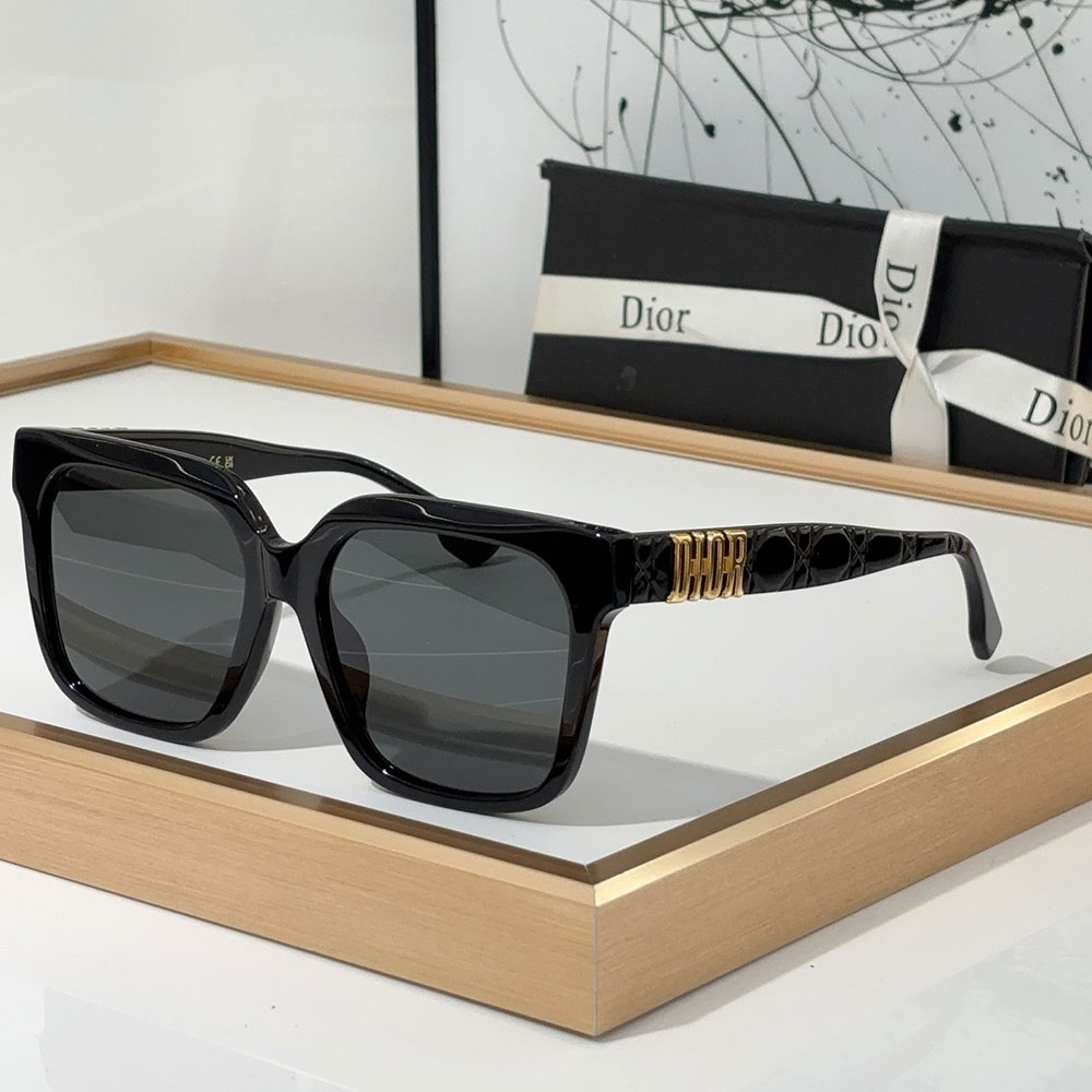 Dior Mirror Leg Stereoscopic Logo sunglasses Top quality (Replica）