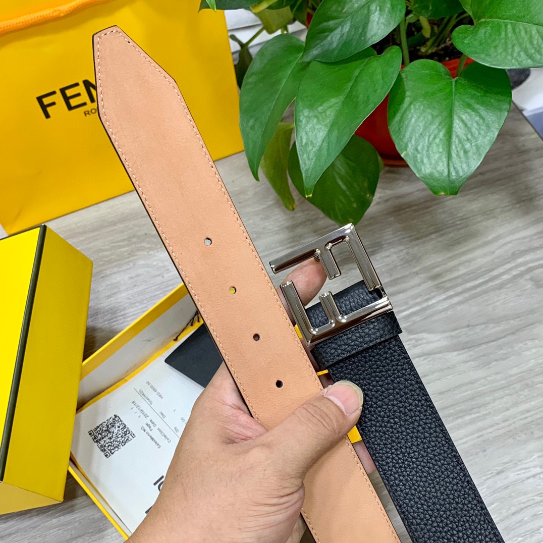 Fendi Leather Belts 1:1 Mirror Version