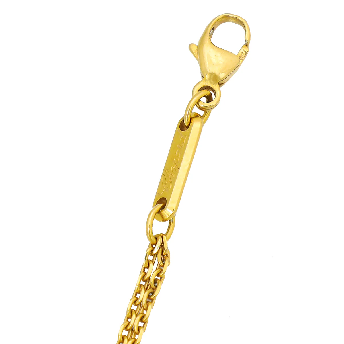 Chopard 18K Yellow Gold Diamond Double La Strada Necklace