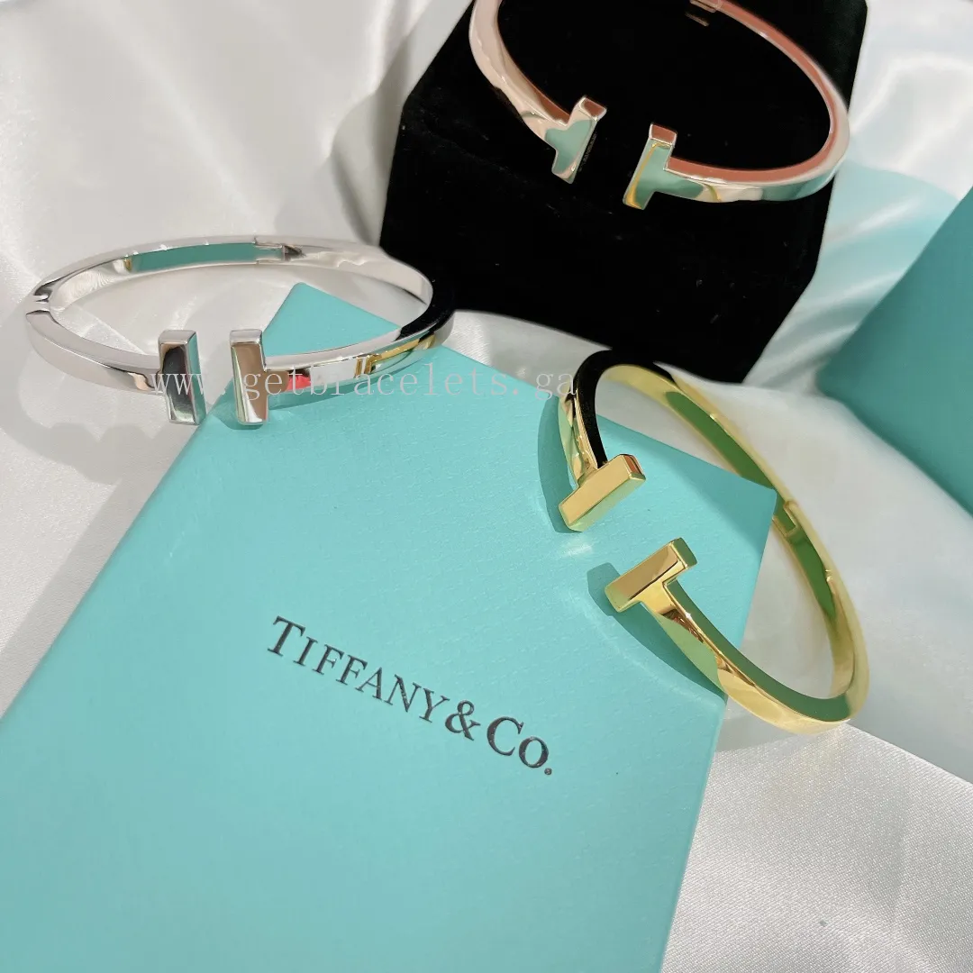 Tiffany T Square Bracelet in Sterling Silver/Rose Gold/Yellow Gold