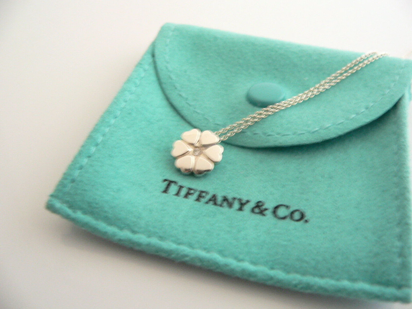 Tiffany & Co Crown of Hearts Diamond Necklace Pendant Chain Charm Picasso Love