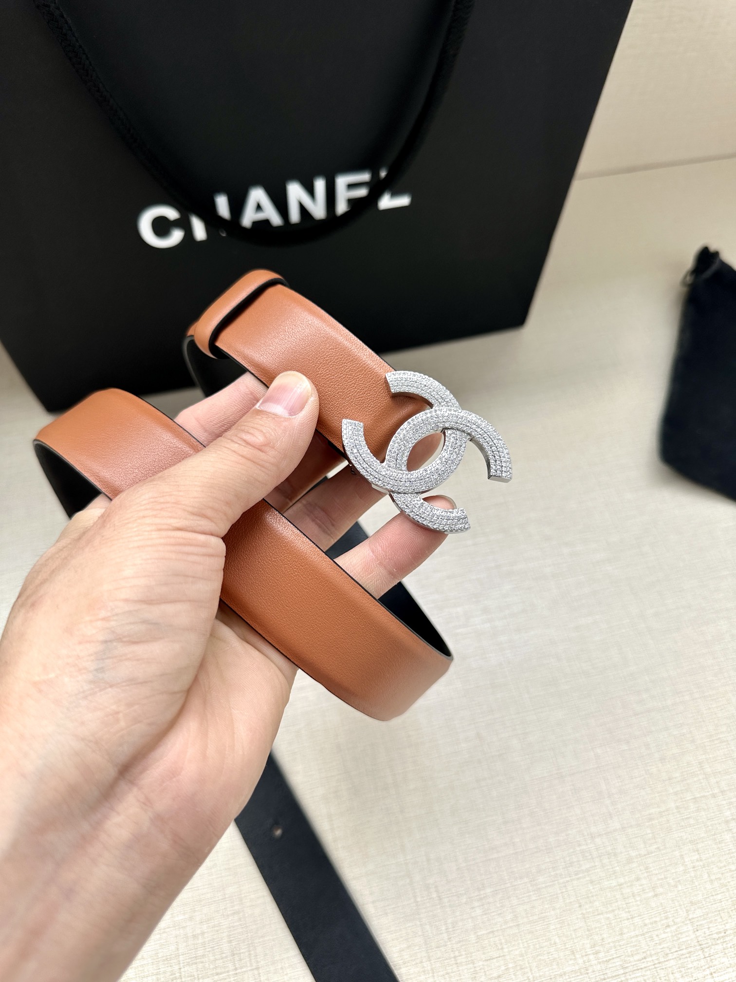 Chanel Leather Belts 1:1 Mirror Version