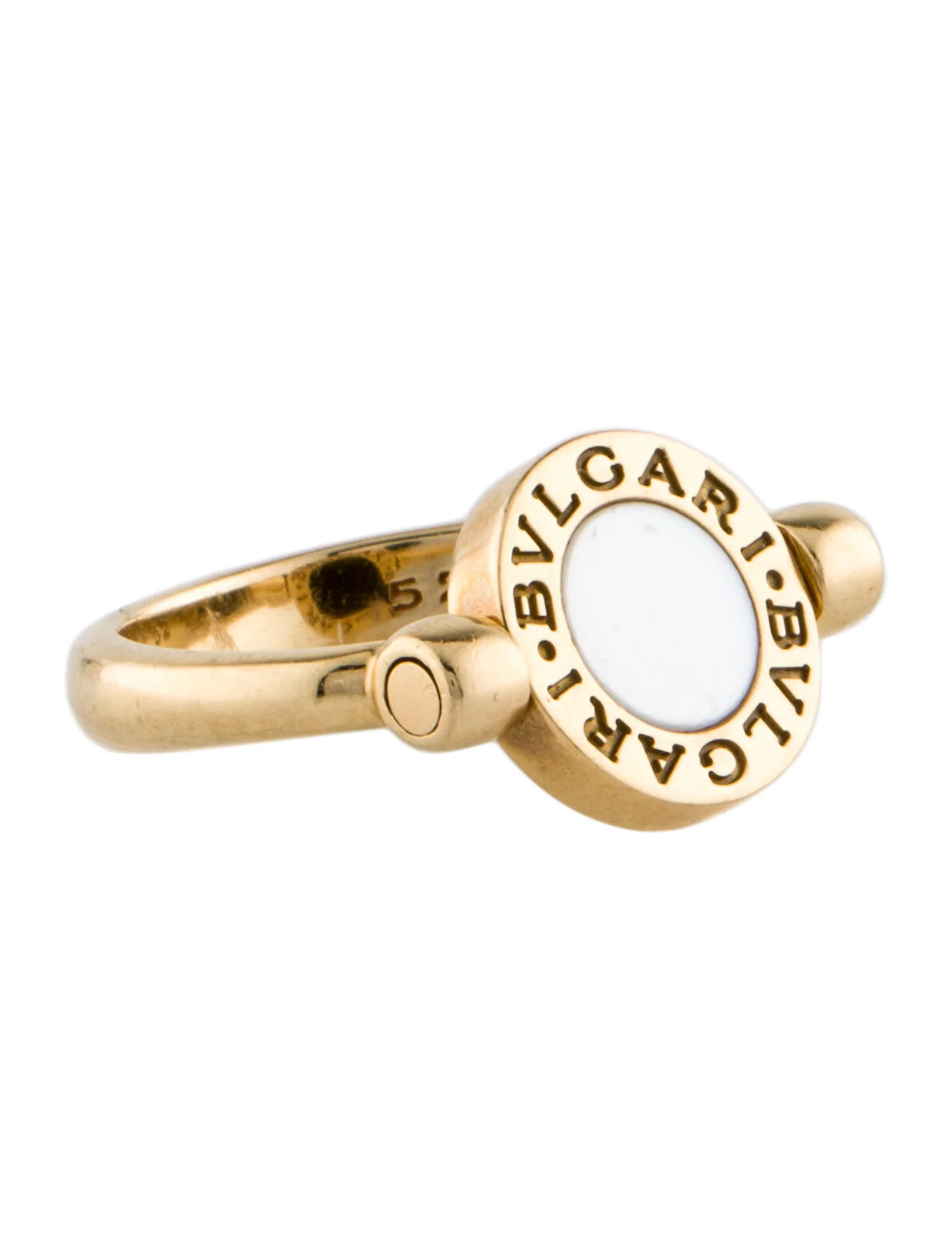 BVLGARI BVLGARI RING, White & Black