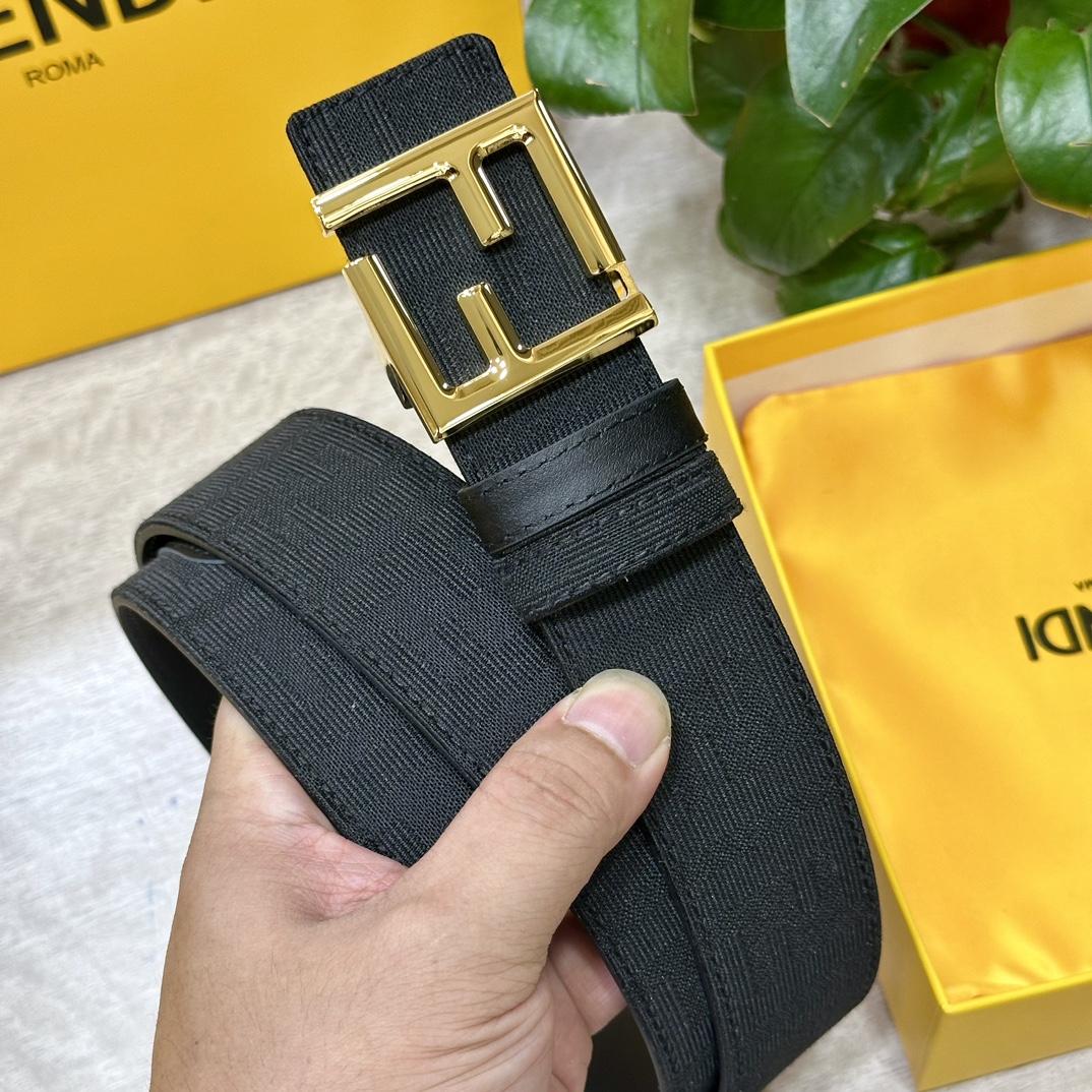 Fendi Leather Belts 1:1 Mirror Version