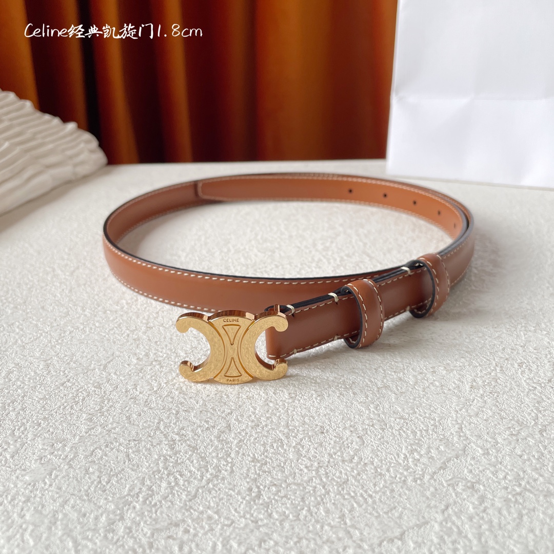 Celine Leather Belts 1:1 Mirror Version