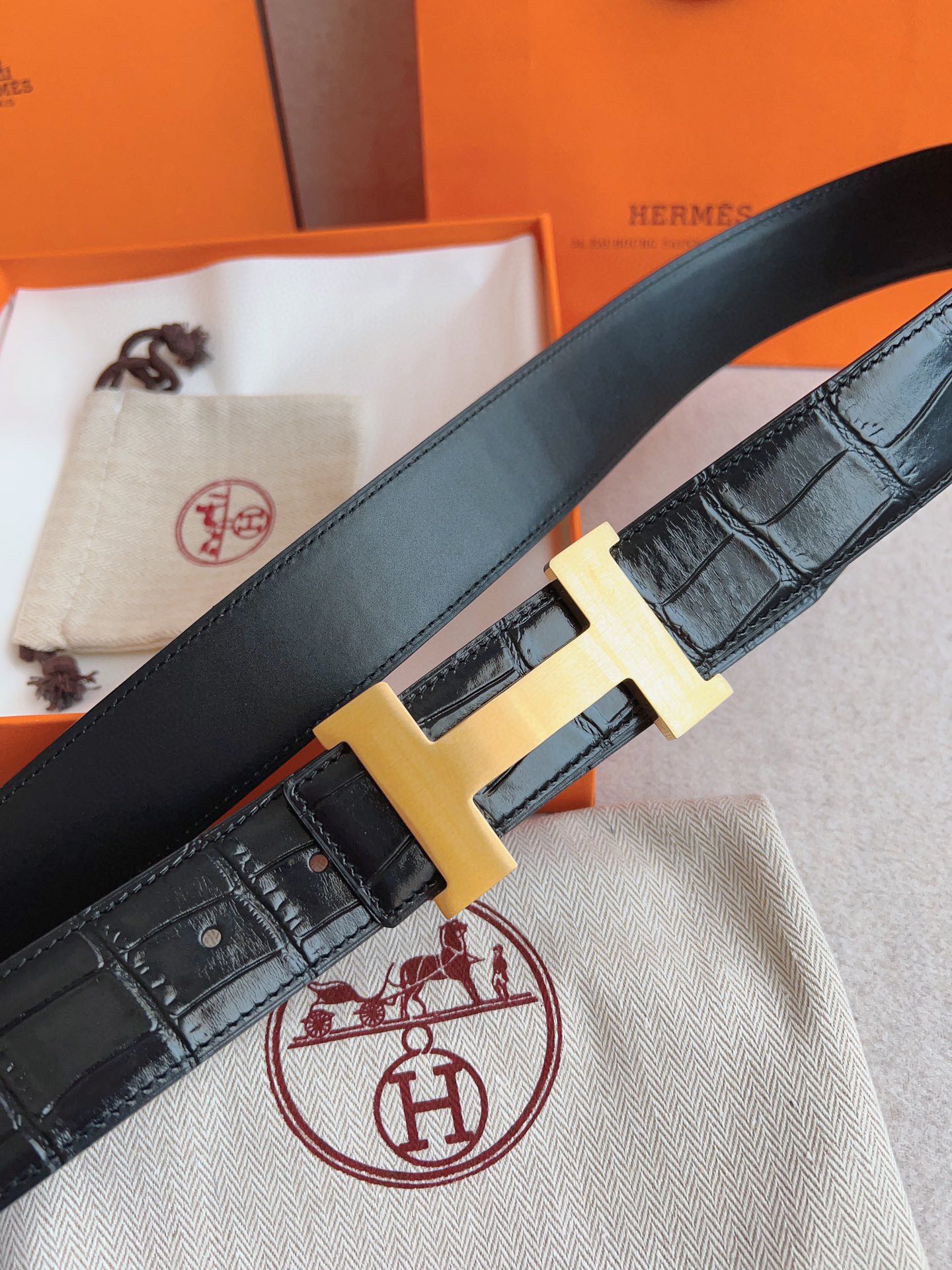 Hermes Leather Belts 1:1 Mirror Version