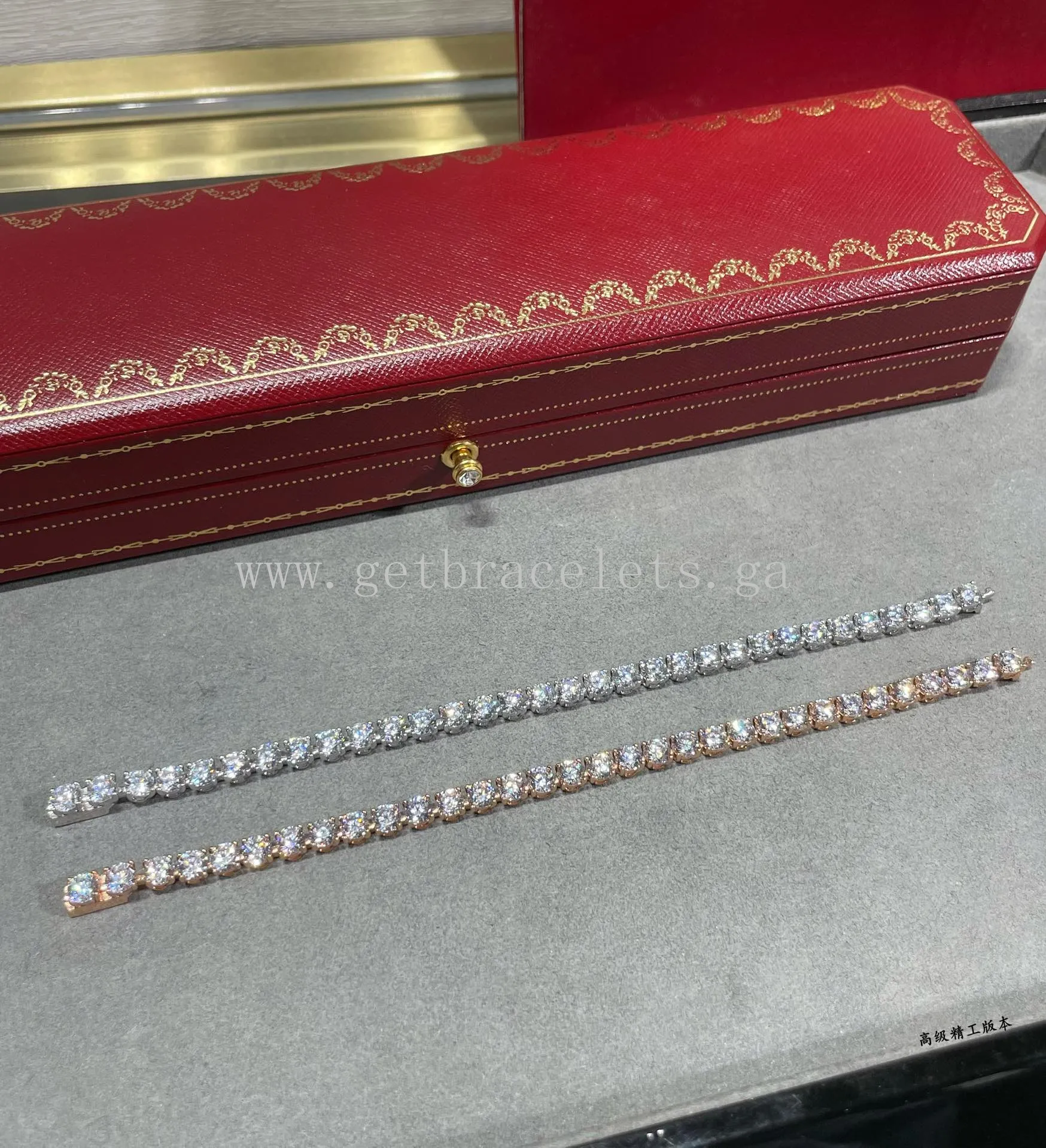 Cartier Essential Lines Diamonds Bracelet Rose Gold/White Gold
