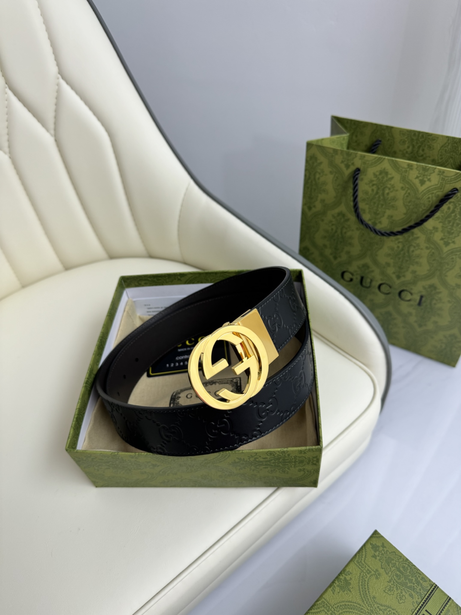 Gucci Leather Belts 1:1 Mirror Version