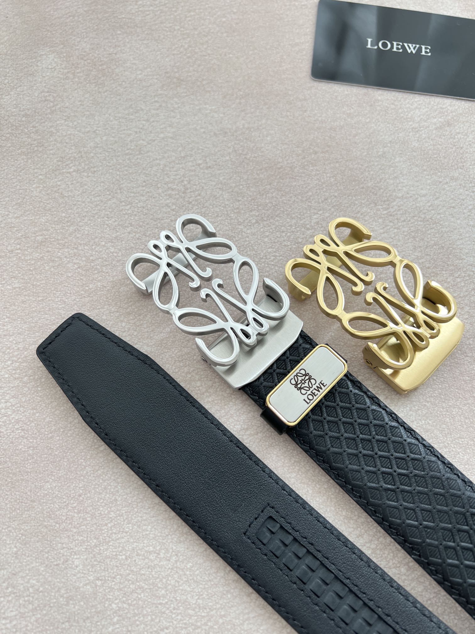 Loewe Leather Belts 1:1 Mirror Version