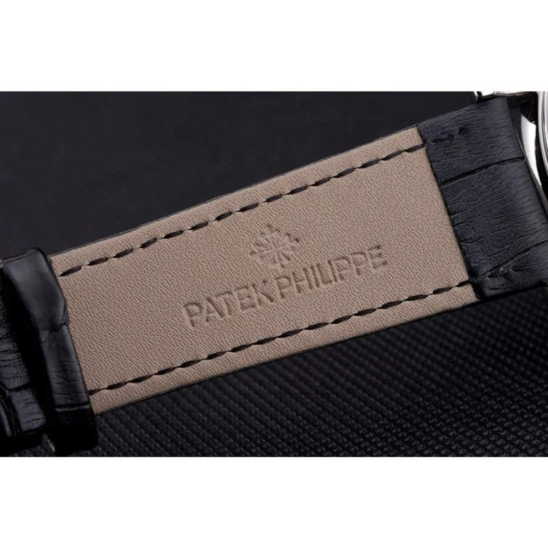 Perpetual Calendar Tourbillon Dial Black 44 mm, Stainless Steel