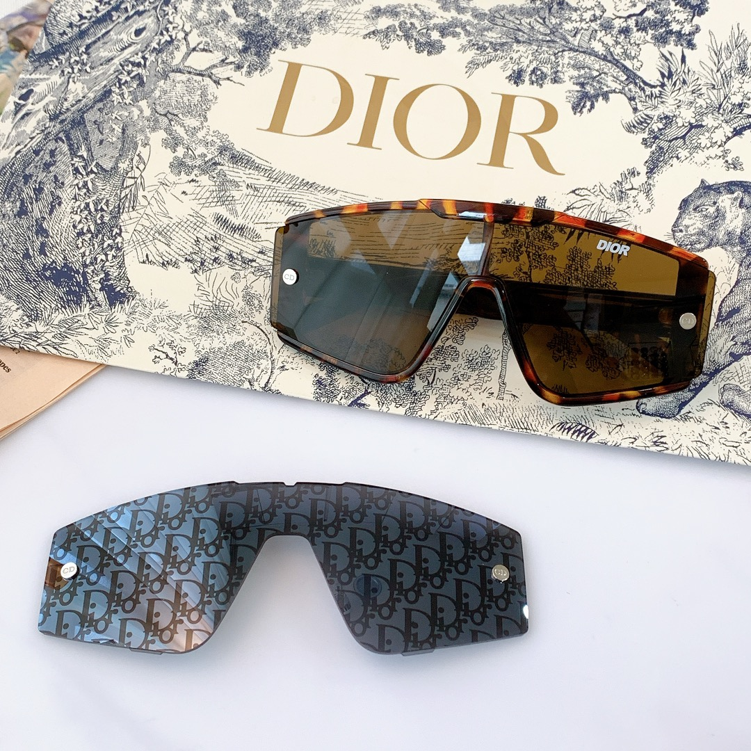 Dior XTREM MU  One-piece Box Sunglasses Top quality (Replica）