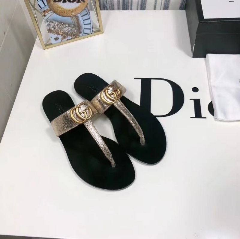 Gucci GG T-Strap Sandal 497444 (Replica)