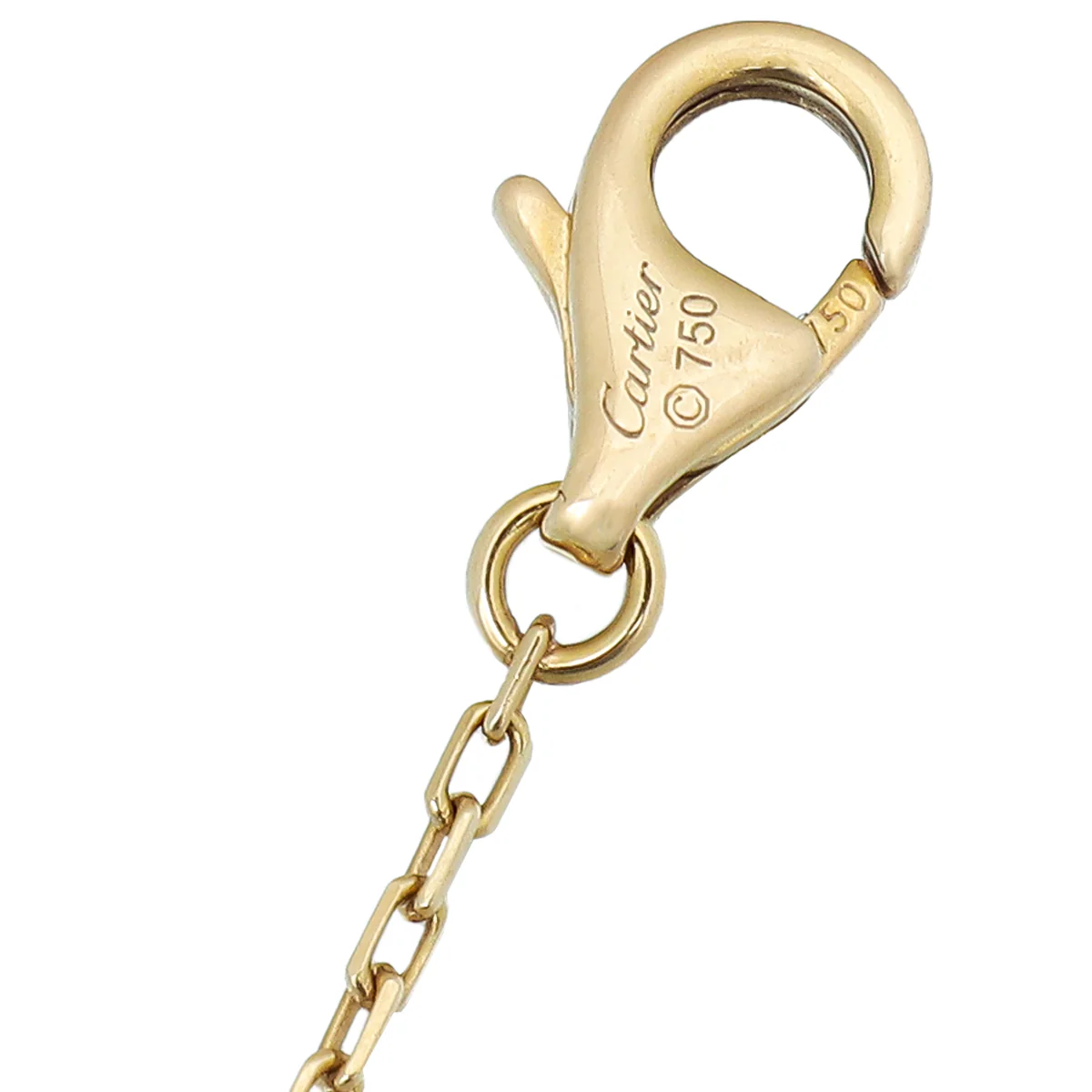 Cartier 18K Rose Gold Pink Sapphire D'Amour Necklace