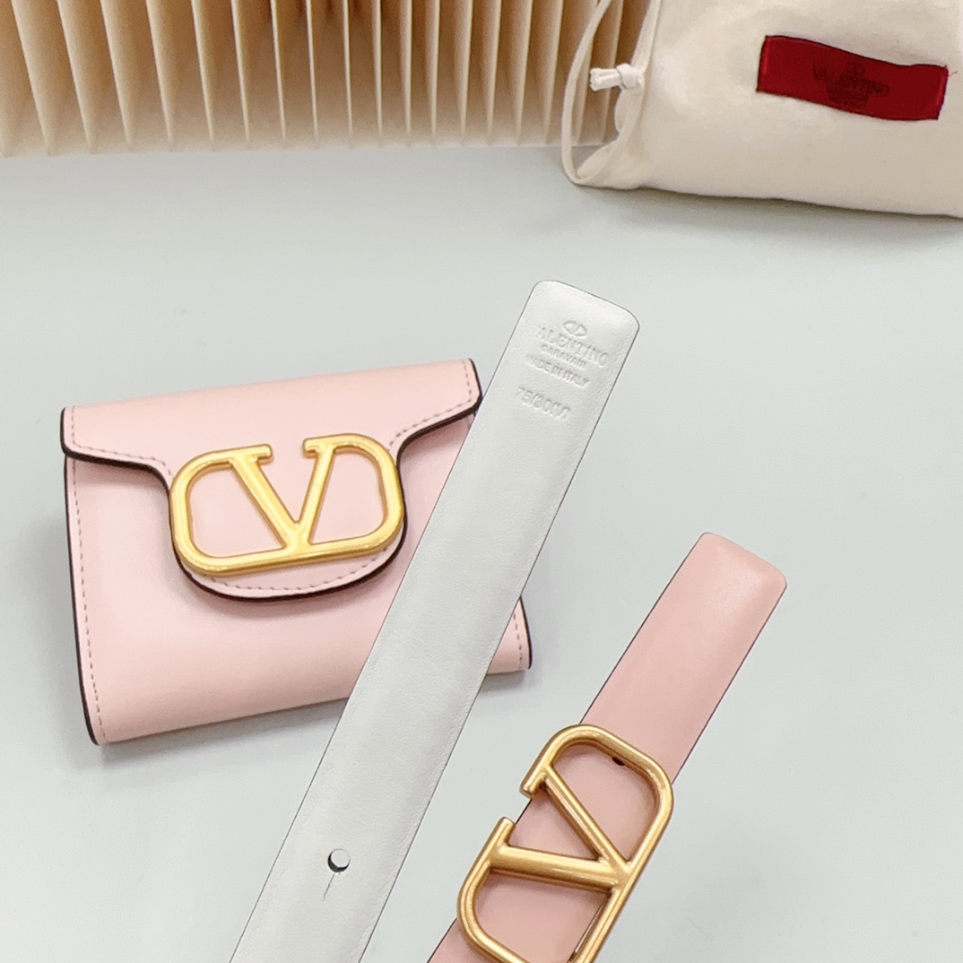 Valentino Leather Belts 1:1 Mirror Version