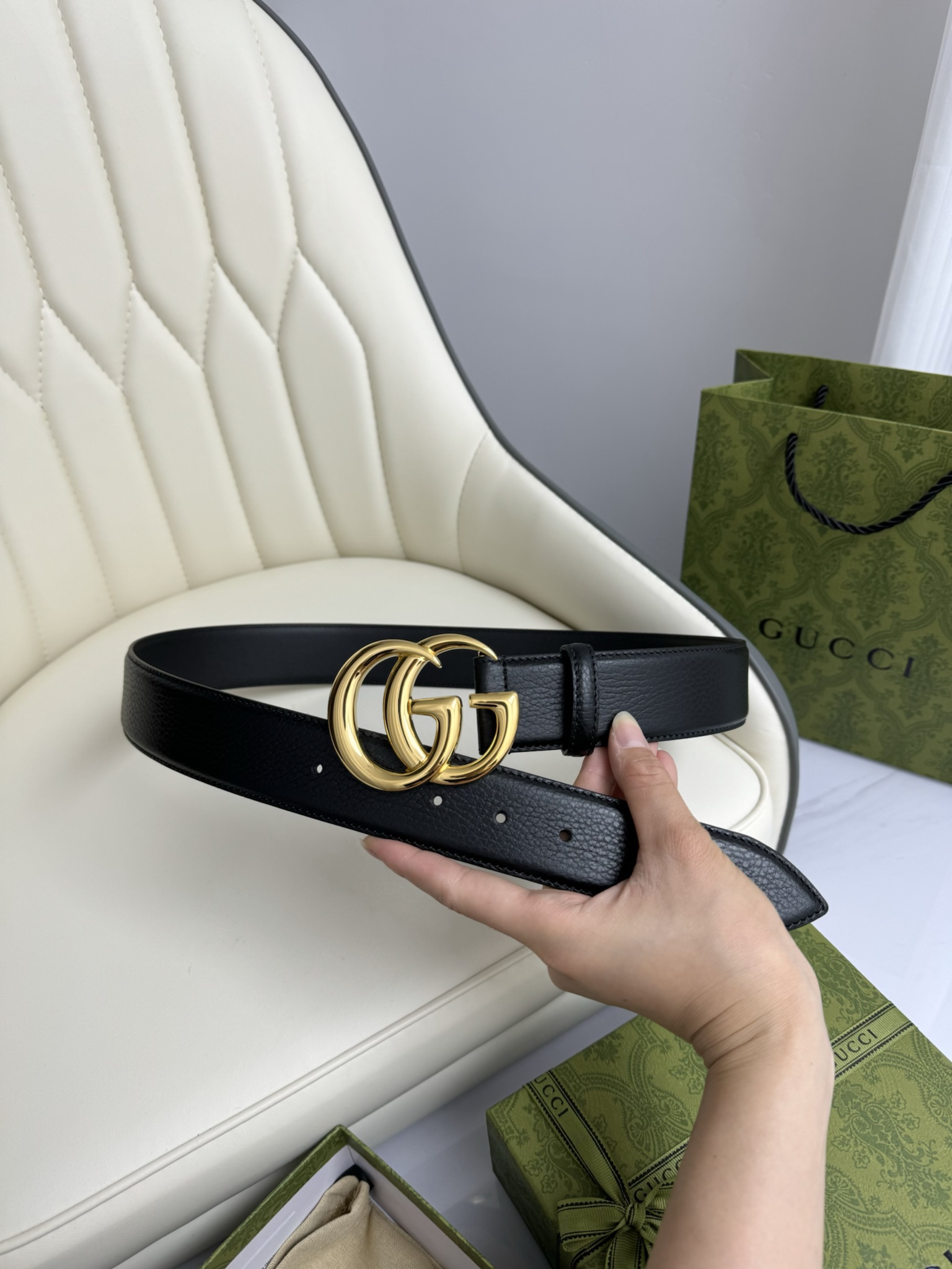 Gucci Leather Belts 1:1 Mirror Version