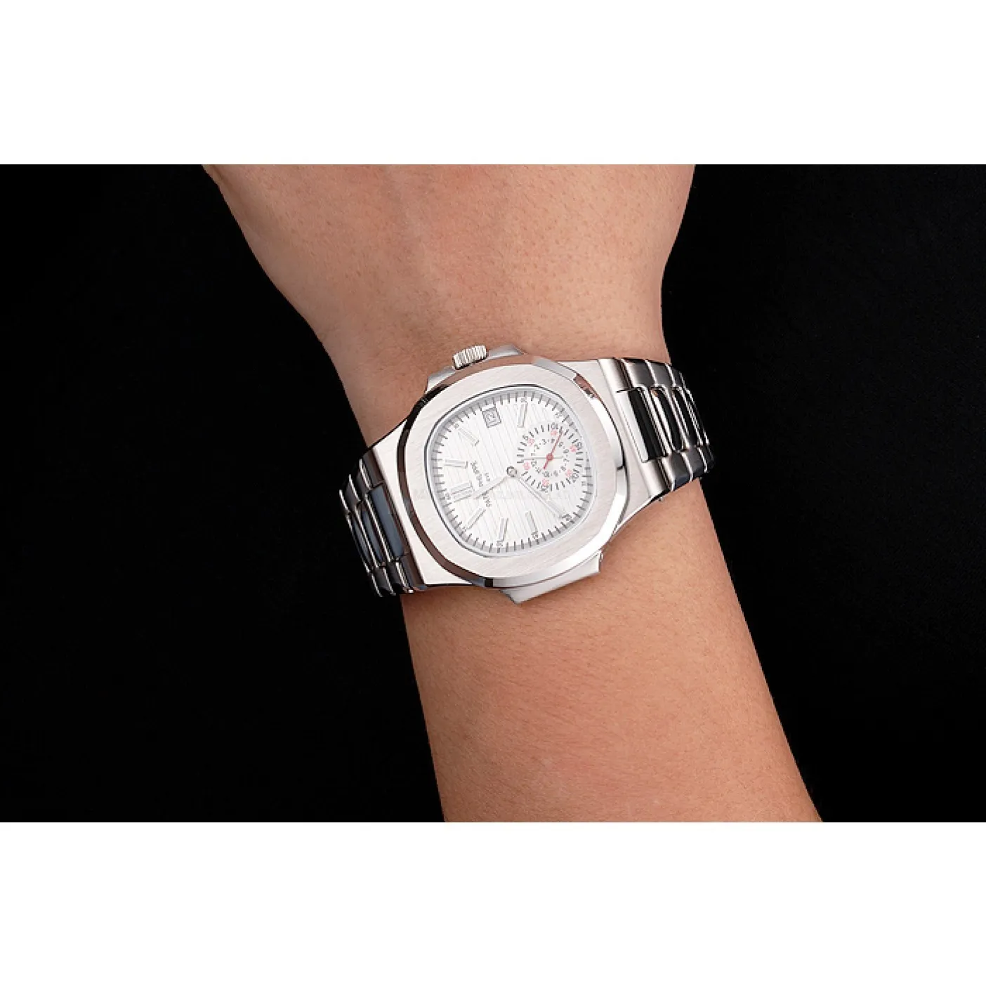 Nautilus 5980/1A-019 Dial White 40 mm, Stainless Steel