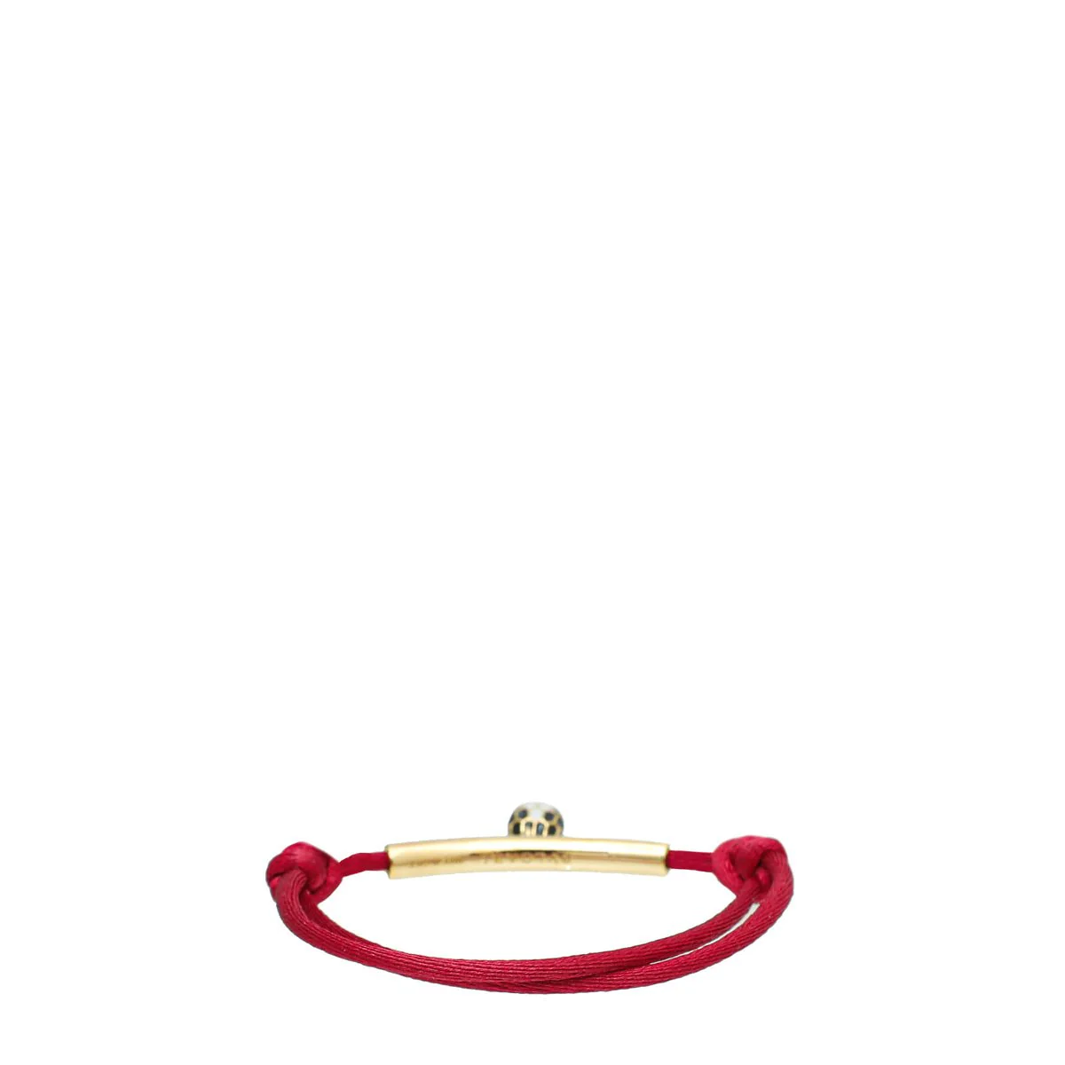 Bvlgari Ruby Red Serpenti Forever Cord Bracelet