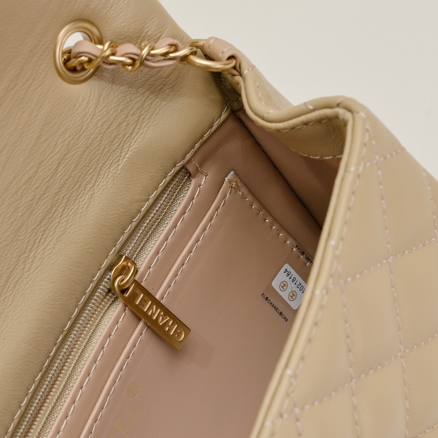 Chanel Cross Body Metal Ball Chain Shoulder Bag Handbag