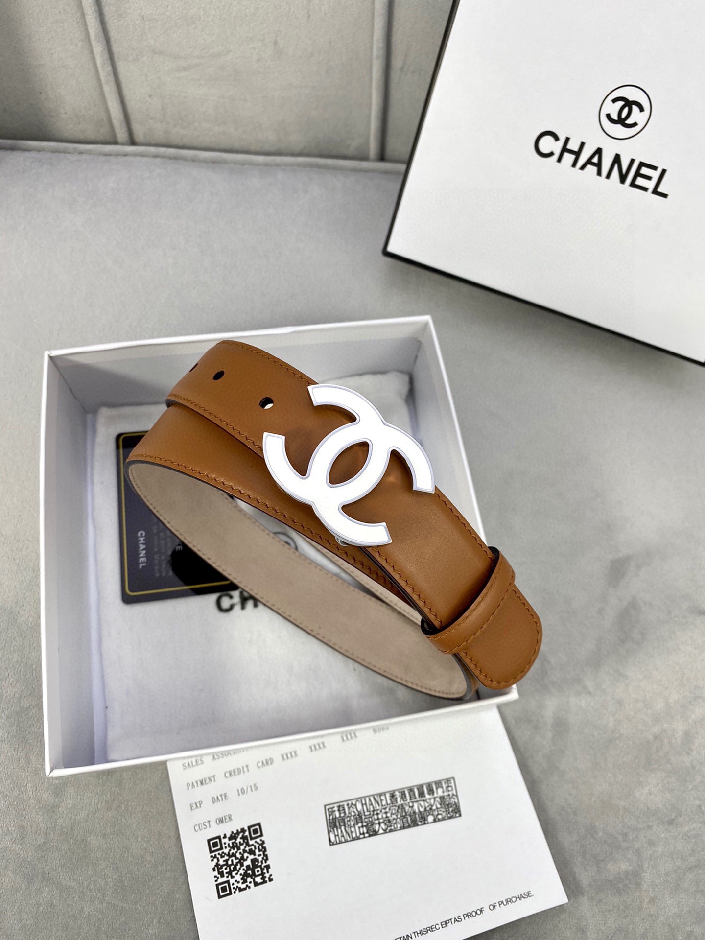 Chanel Leather Belts 1:1 Mirror Version