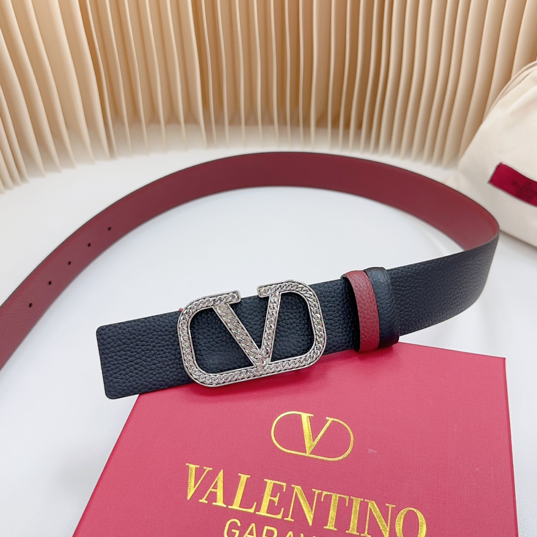 Valentino Leather Belts 1:1 Mirror Version