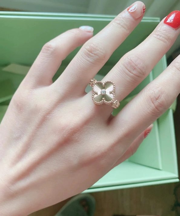 Van Cleef Clover Ring Dupe
